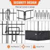 8 Panels Foldable Metal Dog Exercise Pen Playpen with Bottom Pad, 24" H, Indoor Outdoor for Small Medium Pets