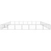Dog Kennel Silver 753.5 sq ft Steel