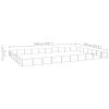 Dog Kennel Silver 753.5 sq ft Steel