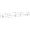 Dog Kennel Silver 215.3 sq ft Steel
