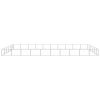 Dog Kennel Silver 645.8 sq ft Steel