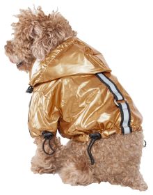 Reflecta-Sport Adjustable Weather-Proof Pet Windbreaker Jacket (Size (PL): Large, Color (PL): Gold)