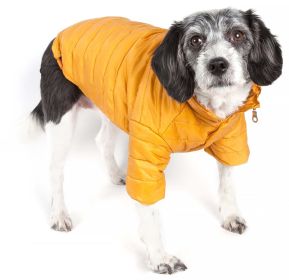 Lightweight Adjustable 'Sporty Avalanche' Pet Coat (Size (PL): X-Small, Color (PL): Yellow)