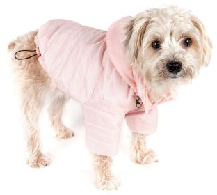 Lightweight Adjustable 'Sporty Avalanche' Pet Coat (Size (PL): X-Large, Color (PL): Pink)