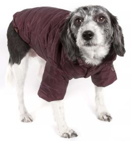Lightweight Adjustable 'Sporty Avalanche' Pet Coat (Size (PL): Small, Color (PL): Brown)