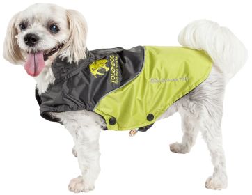 Touchdog Subzero-Storm Waterproof 3M Reflective Dog Coat w/ Blackshark technology (Color (TD): Yellow, Size (TD): Small)