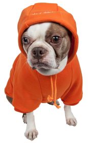 Fashion Plush Cotton Pet Hoodie Hooded Sweater (Size (PL): Small, Color (PL): Orange)