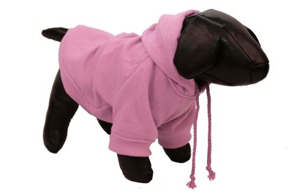 Fashion Plush Cotton Pet Hoodie Hooded Sweater (Size (PL): Medium, Color (PL): Pink)