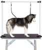 Professional Dog Pet Grooming Table 46"X24" Adjustable Heavy Duty Portable w/Arm & Noose & Mesh Tray