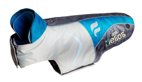 Dog Helios Lotus-Rusher Waterproof 2-in-1 Convertible Dog Jacket w/ Blackshark technology (Color: Turquoise Blue (DH-LR), Size: Medium (DH))