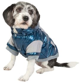 Sporty Vintage Aspen Pet Ski Jacket (Size (PL): Small, Color (PL): Blue)