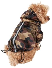 Reflecta-Sport Adjustable Weather-Proof Pet Windbreaker Jacket (Size (PL): Medium, Color (PL): Camo)