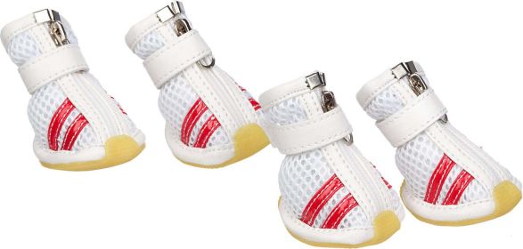 Flexible Air-Mesh Lightweight Pet Shoes Sneakers (Size: large)