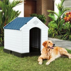 Plastic Waterproof Ventilated Pet Puppy Outdoor House (Size: S)