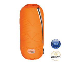 Sustainable Dog Jacket Vest (Color: Orange, Size: M)