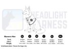 Headlight Harness Reflective Water Resistant LED Nighttime Walking Safety Harness