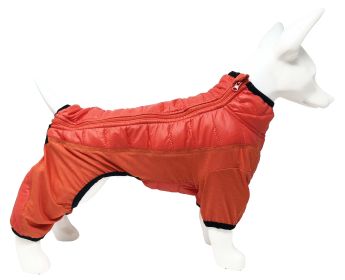 Pet Life 'Aura-Vent' Lightweight 4-Season Stretch and Quick-Dry Full Body Dog Jacket (Color: Red, Size: small)