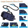 Hands Free Dog Leash with Waist Bag for Walking Small Medium Large Dogs;  Reflective Bungee Leash with Car Seatbelt Buckle and Dual Padded Handles