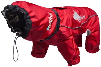 Helios Weather-King Ultimate Windproof Full Bodied Pet Jacket (Color: Red (DH-WK), Size: Small (DH))