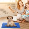 Pet Dog Cooling Mat Pressure Activated Gel Self Cooling Mat Pad Pet Cooling Bed Mats Portable Pet Cooling Mat 4 sizes