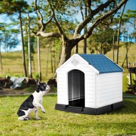 Plastic Waterproof Ventilated Pet Puppy Outdoor House (Size: M)