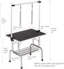 Professional Dog Pet Grooming Table 36"X24" Adjustable Heavy Duty Portable w/Arm & Noose & Mesh Tray