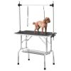 Professional Dog Pet Grooming Table 36"X24" Adjustable Heavy Duty Portable w/Arm & Noose & Mesh Tray